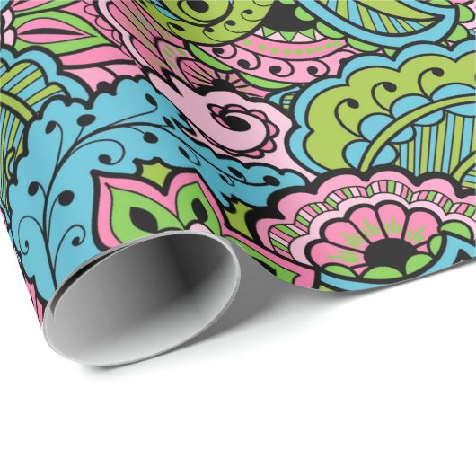 Dekorativ Geschenkpapier (Rolleneckpunkt)