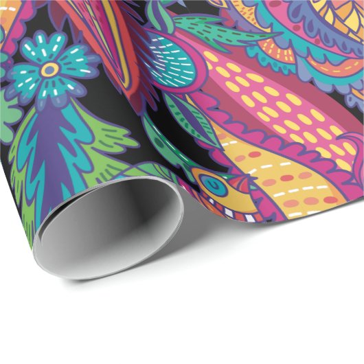 Dekorativ Geschenkpapier (Rolleneckpunkt)