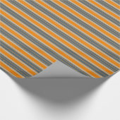 Dekorativ gestreift geschenkpapier (Ecke)