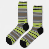 Dekorativ gestreift Socken (Linkes Detail)