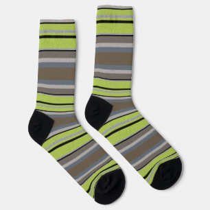 Dekorativ gestreift Socken