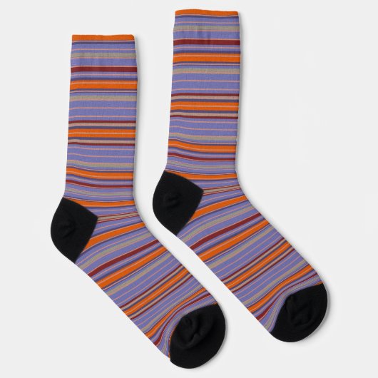 Dekorativ gestreift Socken (Rechts)