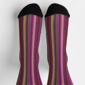 Dekorativ gestreift socken (Oben)