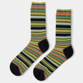 Dekorativ gestreift socken (Linkes Detail)