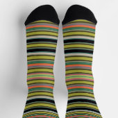 Dekorativ gestreift socken (Oben)