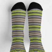  Dekorativ gestreift  Socken (Oben)