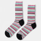 Dekorativ gestreift Socken (Linkes Detail)