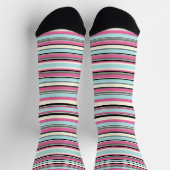 Dekorativ gestreift Socken (Oben)
