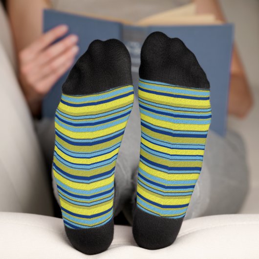 Dekorativ gestreift Socken (Unterseite)