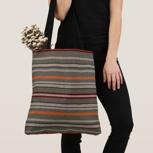 Dekorativ gestreift tasche (Von Nahem)