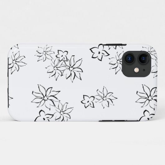 dekorativ, grau Case-Mate iPhone hülle (Rückseite (Horizontal))