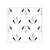 Dekorativ, grau-karkochfarbene Holzkunst Briefmark Gummistempel (Prägung)