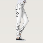 dekorativ, grau leggings (Rechts)