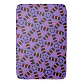 Dekorativ Lila Badematte (Vorderseite Vertikal)