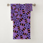 Dekorativ Lila Badhandtuch Set (Insitu)