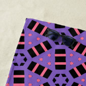 Dekorativ Lila Strandtuch (Beispiel)