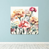 Dekorativ Moderne, stilvolle Einrichtung Leinwanddruck (Insitu (Holzboden))