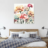 Dekorativ Moderne, stilvolle Einrichtung Leinwanddruck (Insitu (Schlafzimmer))