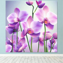 Dekorativ Moderne stilvolle Lila Orchideen