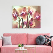 Dekorativ Moderne, stilvolle Orchideen Leinwanddruck (Insitu (Wohnzimmer))