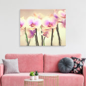 Dekorativ Moderne, stilvolle Orchideen Leinwanddruck (Insitu (Wohnzimmer))