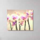 Dekorativ Moderne, stilvolle Orchideen Leinwanddruck (Vorderseite)