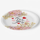 dekorativ pappteller (Schrägansicht)