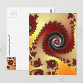 dekorativ postkarte (Vorne/Hinten)