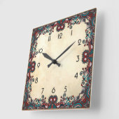 dekorativ quadratische wanduhr (Winkel)