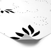 Dekorativ, rauchfrei poster (Ecke)