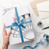 Dekorativ Seashell Geschenkpapier