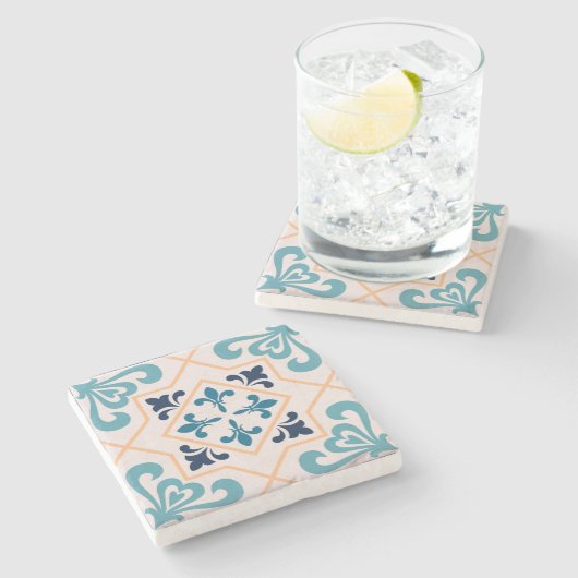 dekorativ steinuntersetzer (Seitenansicht)