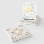 dekorativ steinuntersetzer (Seitenansicht)