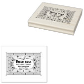 Dekorativ Vintag | Eierkarton - Briefmarke Gummistempel (Stempel)