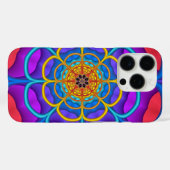 Dekorative abstrakte Blume Case-Mate iPhone Hülle (Rückseite (Horizontal))