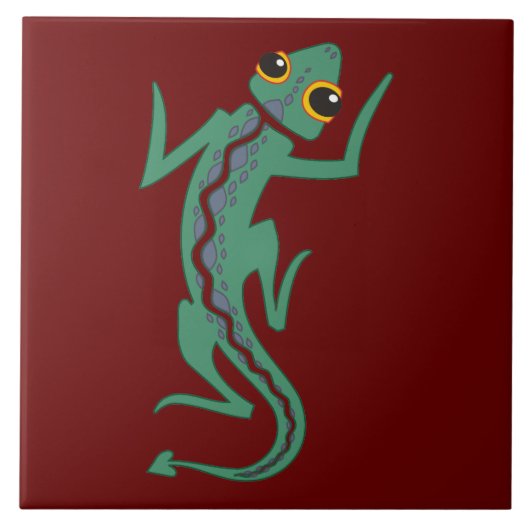 Dekorative Accent Tile im Südwesten von Lizard Fliese (Vorderseite)