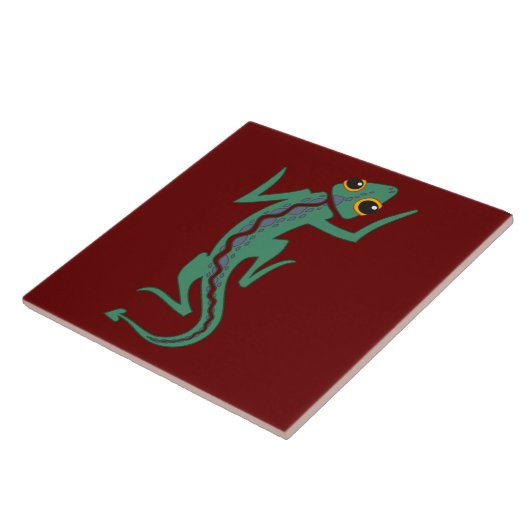 Dekorative Accent Tile im Südwesten von Lizard Fliese (Seite)