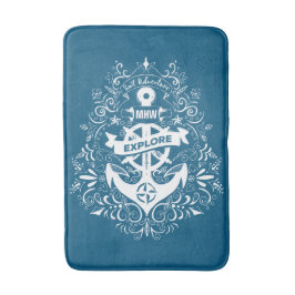 Dekorative Ankermatten für Monogramm Badematte