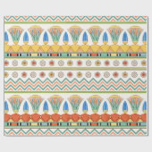 Dekorative antike ägyptische Ornamente nahtlos Geschenkpapier (Flach)