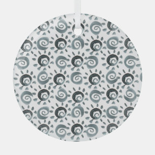 Dekorative Aquarellelemente, vielseitig nahtlos Ornament Aus Glas
