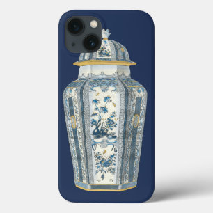 Dekorative asiatische Urne in Blauem u. in weißem Case-Mate iPhone Hülle
