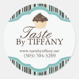 Dekorative Bäckereikleber Runder Aufkleber