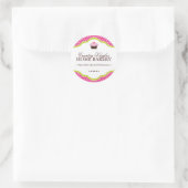 Dekorative Bäckereikleber Runder Aufkleber (Tasche)