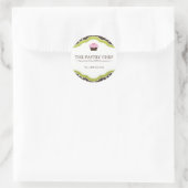 Dekorative Bäckereikleber Runder Aufkleber (Tasche)