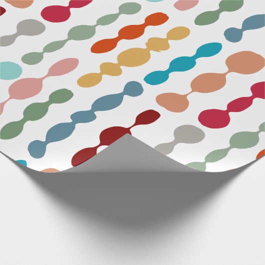 Dekorative Barbells Geschenkpapier (Ecke)