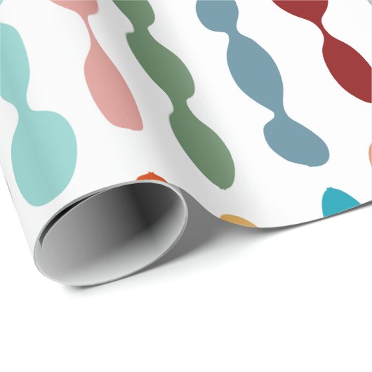 Dekorative Barbells Geschenkpapier (Rolleneckpunkt)