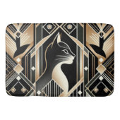 Dekorative Black Cat Abstrakt Bath Mat Badematte (Vorderseite)