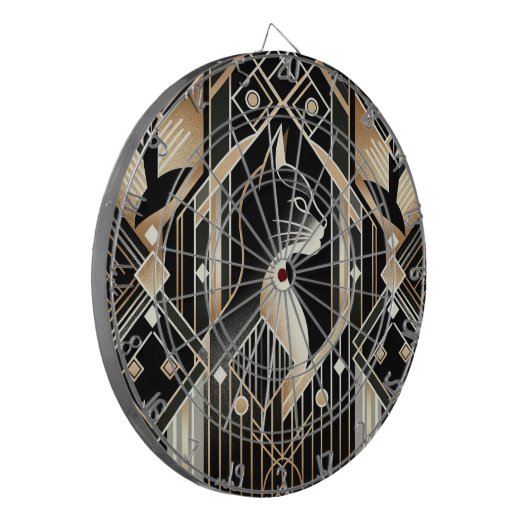 Dekorative Black Cat Abstrakt Dartboard Dartscheibe (Vorderseite Links)