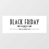 Dekorative Black Friday Sale Fensteraufkleber (Blatt)