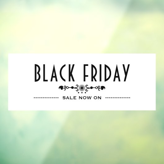 Dekorative Black Friday Sale Fensteraufkleber (Blatt 3)